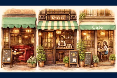 純喫茶・喫茶店・カフェの違いは？