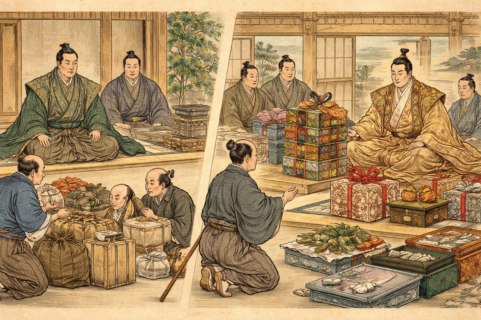 上納と献上の違いは？