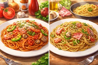 「スパゲッティ」と「ナポリタン」の違いは？