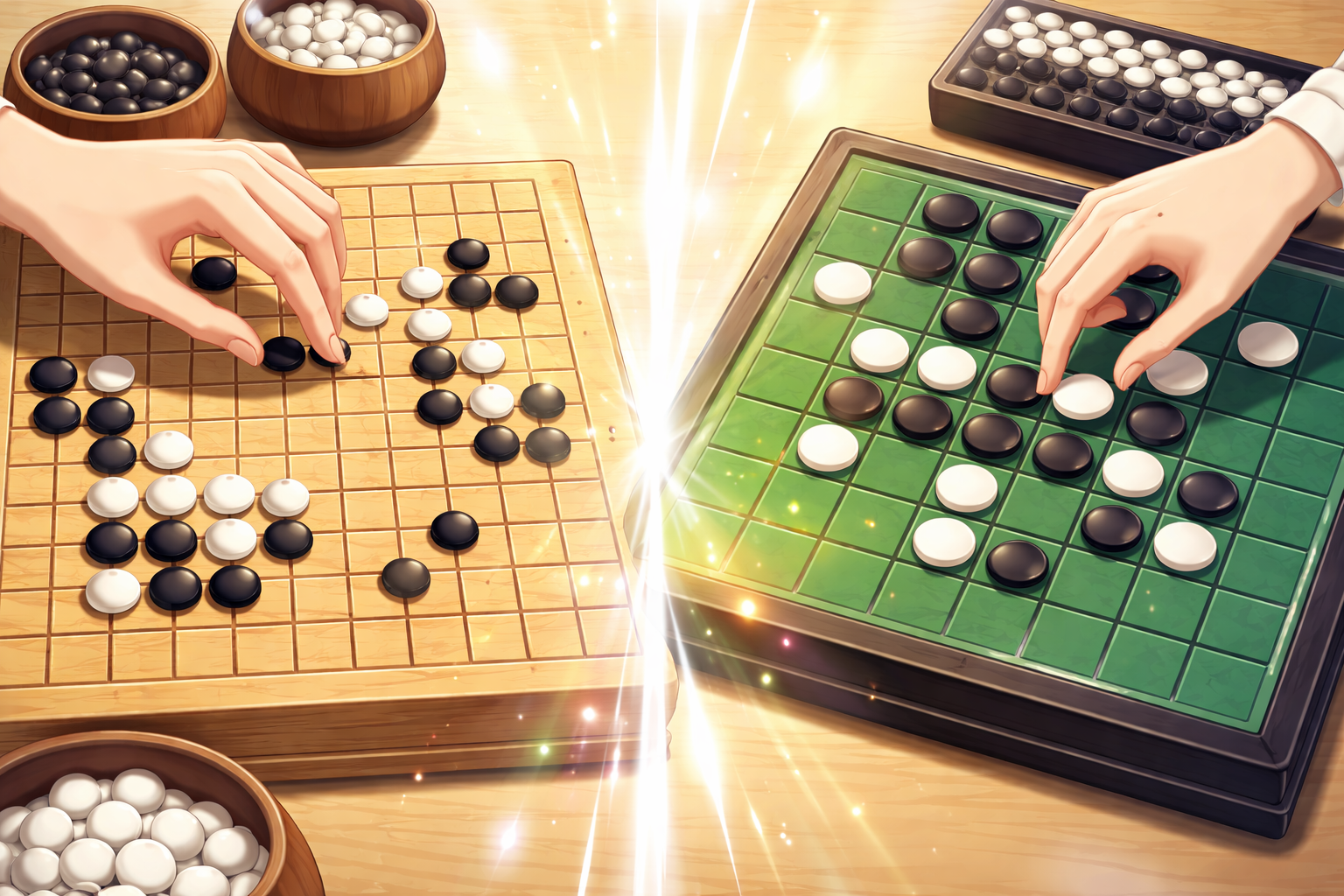 囲碁 オセロ 違いの本質は？