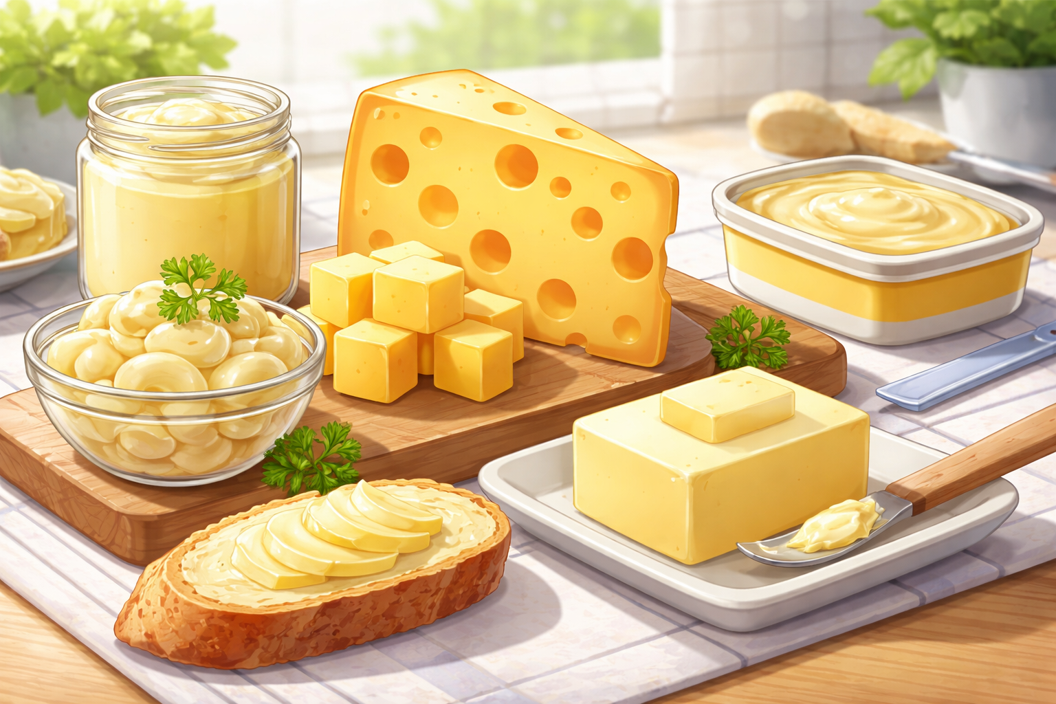 チーズ バター マーガリン 違いは？