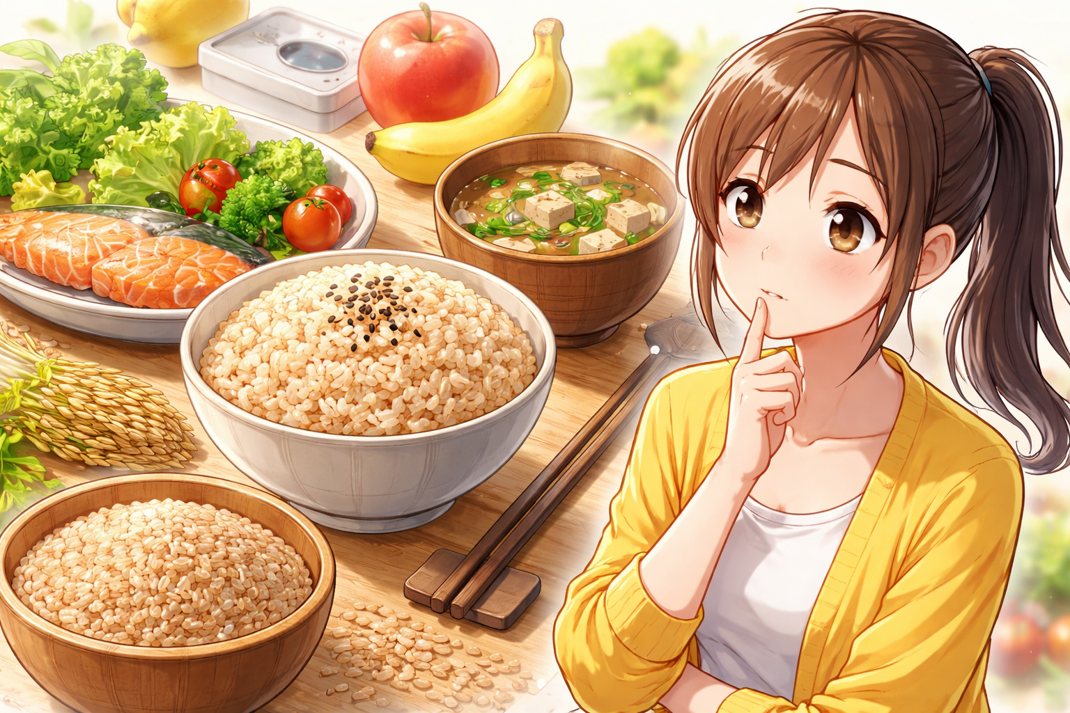 3食 玄米 太るって本当？