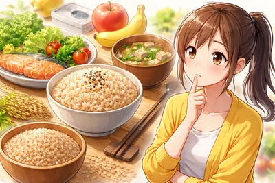 3食玄米は太るって本当？