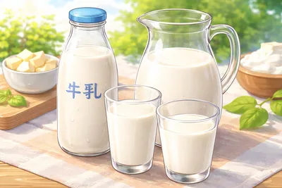 牛乳とミルクの違い 簡潔に解説