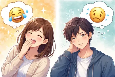 失笑と苦笑の違いは？