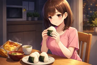夜食におにぎりは太るって本当？