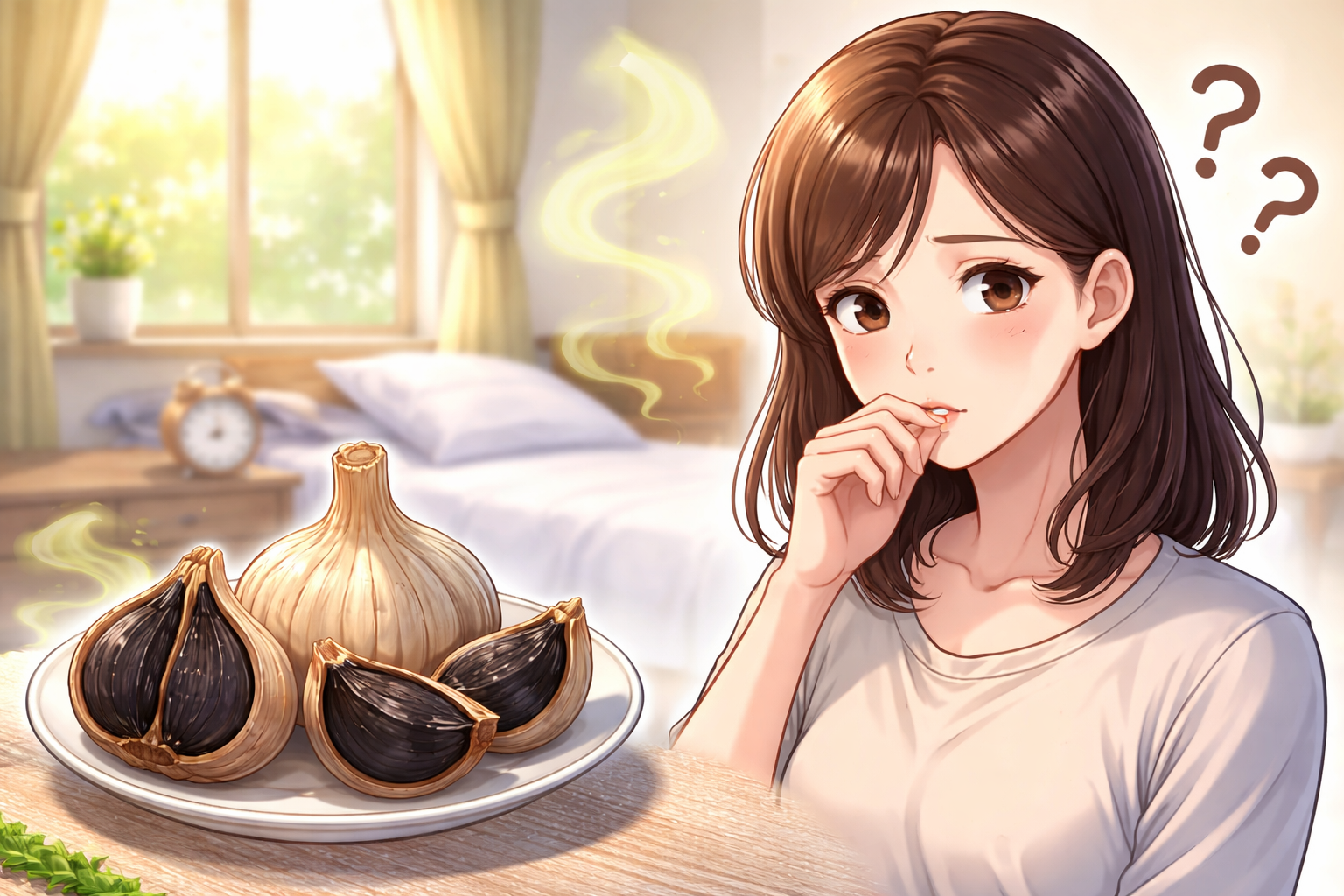 黒にんにく 臭い 翌日が心配？
