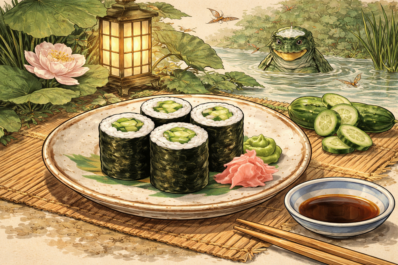 かっぱ巻き 名前 由来 起源とは？