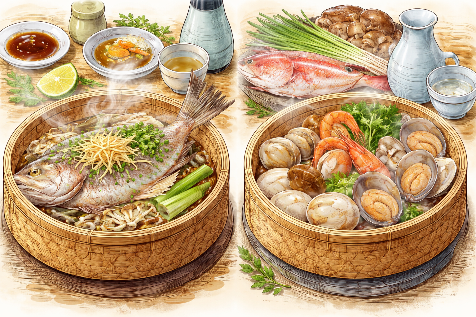 骨蒸し 酒蒸し 違いは？