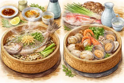 「骨蒸し」と「酒蒸し」の違いは？