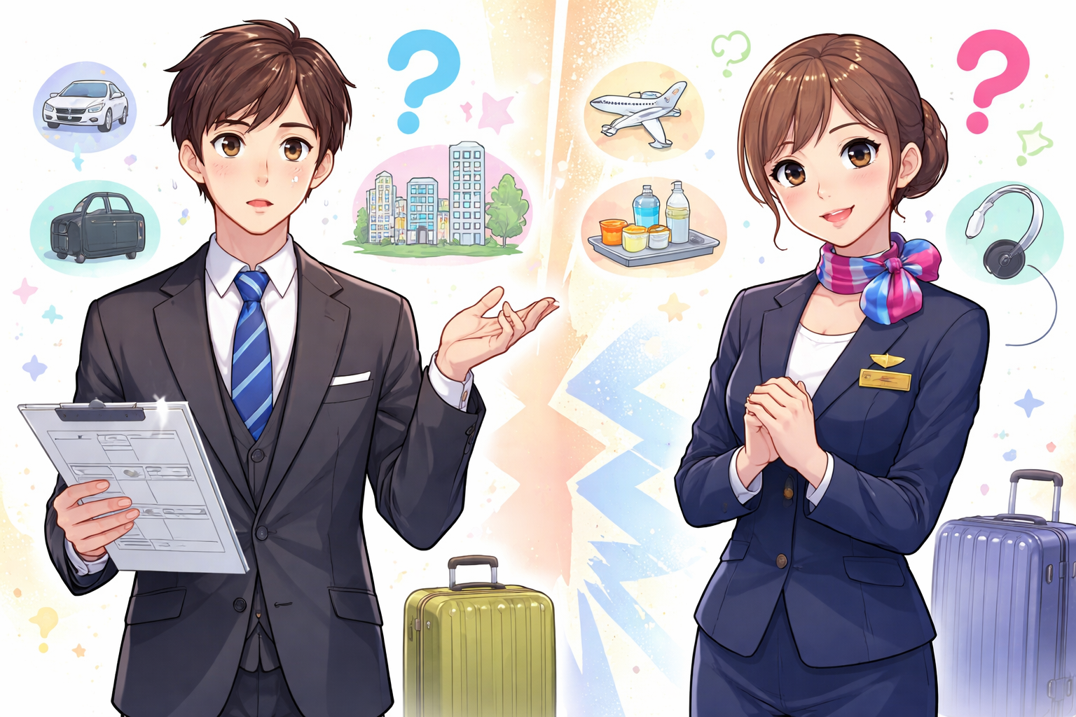 アテンド アテンダント 違いは？