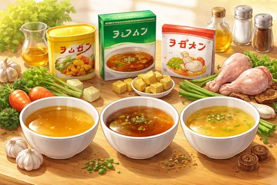 ブイヨン コンソメ 鶏ガラスープ 違いは？